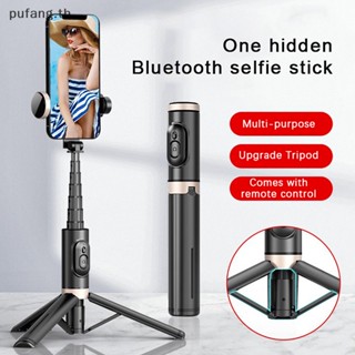 Pufang ขาตั้งกล้องไม้เซลฟี่ บลูทูธไร้สาย พับได้ พร้อมชัตเตอร์ Monopod สําหรับโทรศัพท์มือถือ TH