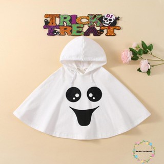 Babyclothes- เสื้อคลุมฮาโลวีน เด็กวัยหัดเดิน เด็กผู้ชาย เด็กผู้หญิง ตาโต พิมพ์ เชือกรูด มีฮู้ด กันลม แจ๊กเก็ต