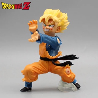 ฟิกเกอร์ Dragon Ball Z Son Goten Kamehameha Battle DBZ GK PVC ขนาด 13 ซม.