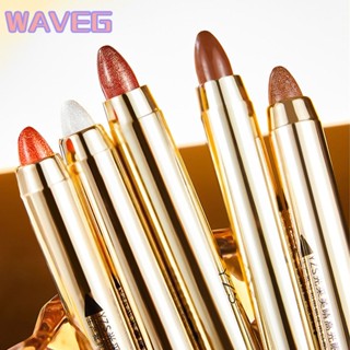 Wave Cod 2 In 1 Double Headed Highlighter Eye Shadow Pencil Long Lasting Waterproof Fix Liquid Eye Shadow Stick Glitter Eye Shadow Stick Velvet Matte Waterproof Cosmetic Long Lasting Gl