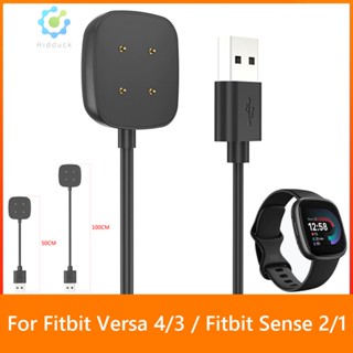 สายชาร์จ USB แบบเปลี่ยน สําหรับสมาร์ทวอทช์ Fitbit Versa 4 3 Fitbit Sense 2 &amp; Versa 3 4 [Hidduck.th]