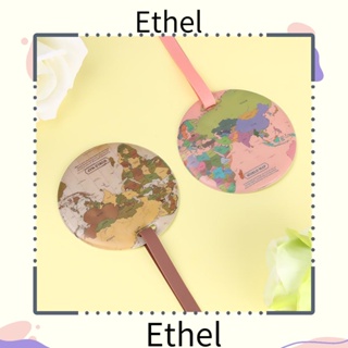 Ethel1 ป้ายแท็กกระเป๋าเดินทาง แบบพกพา อุปกรณ์เสริม สําหรับแผนที่โลก