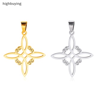 [highbuying] จี้สเตนเลส รูปแม่มด สําหรับทําเครื่องประดับ สร้อยคอ DIY