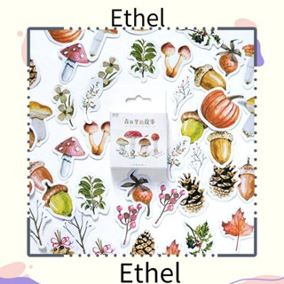 Ethel1 สติกเกอร์ รูปเห็ด และผลไม้ หลากสี สําหรับตกแต่งงานศิลปะ งานฝีมือ DIY 184 ชิ้น