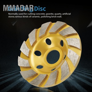 MMADAR 100mm * 4.5mm Diamond Segment Grinding Wheel Disc 6 Holes For Marble Concrete Stone