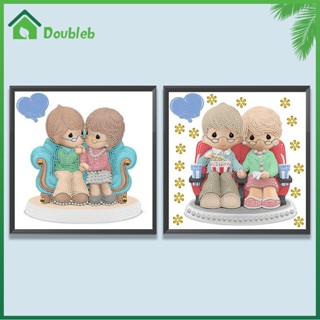 【Doub X ✮】ภาพวาดปักเพชร รูปตุ๊กตา 5D DIY สําหรับตกแต่งบ้าน ✮