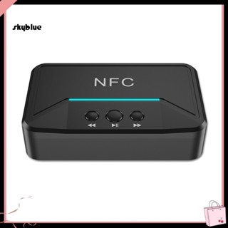 [Sy] Nfc อะแดปเตอร์รับสัญญาณเสียงสเตอริโอบลูทูธ 50 Dual RCA Output 35 มม. AUX