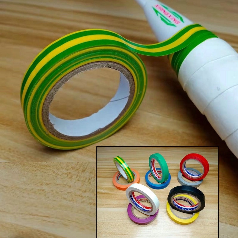 Grip Finishing Tape, PVC Racquet Finishing Tapes อุปกรณ์แร็กเก็ต Sticky Seal สําหรับเทนนิสแบดมินตัน Pickleball