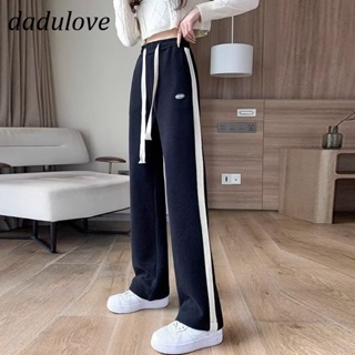 DaDulove💕 New American Ins High Street Retro Casual Pants Niche High Waist Wide Leg Pants Large Size Trousers