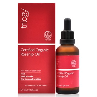 Trilogy Classic Rosehip Oil เอสเซนส์ 45 มล. ช่วยให้ความชุ่มชื้น ซ่อมแซมล้ําลึก และให้ความชุ่มชื้น