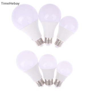 Timehebay หลอดไฟสปอตไลท์ LED E27 5W 7W 9W 12W 15W 18W สีขาวอบอุ่น