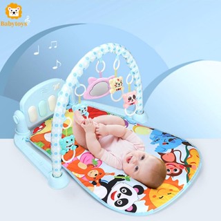 เสื่อเปียโน แบบพกพา ของเล่นเสริมการเรียนรู้ สําหรับเด็ก Baby Play Mat Crawling Carpet Play Mat Music Activity Mat Portable Play Mat Kick Play Piano Fitness Toys for Baby Early Educational