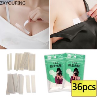 Zxyouping เทปสองด้าน แฟชั่น เทปเต้านม สําหรับร่างกาย เทปใส แข็งแรง เทปสองด้าน สําหรับเสื้อบิกินี่ เสื้อสายเดี่ยว เปิดไหล่ ตัดต่ํา