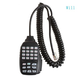 Will ไมโครโฟนลําโพง DTMF Modular 8-Pin PTT HM-133V สําหรับ ICOM