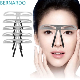 Bernardo ไม้บรรทัดโลหะ 3D ใช้ซ้ําได้ สําหรับสักคิ้วถาวร