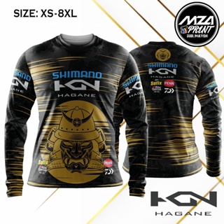 Kn 2022 เสื้อกีฬาตกปลา shimano hagane edition | เสื้อผ้า ป้องกันรังสียูวี แห้งเร็ว สําหรับตกปลา | Baju กระทะ ขนาด xs - 8xl