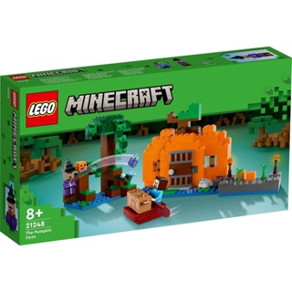 Lego Minecraft 21248 ชุดของเล่นตัวต่อ ฟาร์มฟักทอง (257 ชิ้น)