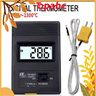 TOP Tm-902c ใหม่ เครื่องวัดอุณหภูมิ เทอร์โมมิเตอร์ อุตสาหกรรม ดิจิทัล LCD