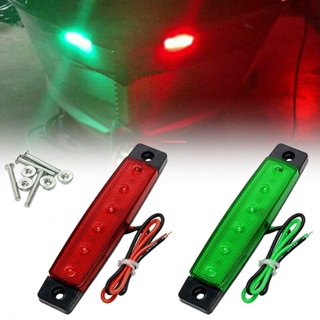 ไฟแสดงสถานะ 12V-DC สีแดง + สีเขียว สําหรับรถยนต์ รถพ่วง