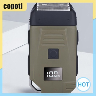 Copoti เครื่องโกนหนวดผู้ชาย จอแสดงผล LCD เครื่องมือมืออาชีพ สําหรับบ้าน