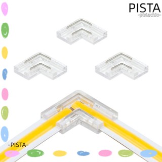 Pista อะแดปเตอร์สายไฟ LED รูปตัว L 24v มุมขวา 2 พิน 4 ชิ้น