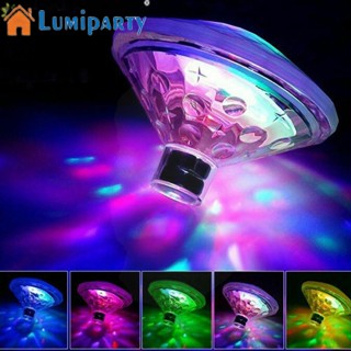 Lumiparty ไฟดิสโก้ Led RGB ลอยน้ํา สําหรับสระว่ายน้ํา อ่างอาบน้ํา