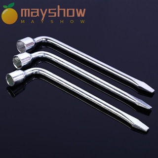 Mayshow ประแจซ็อกเก็ตยางรถยนต์ เหล็กคาร์บอน หกเหลี่ยม 17 19 21 22 23 24 ประเภท L สําหรับรถยนต์