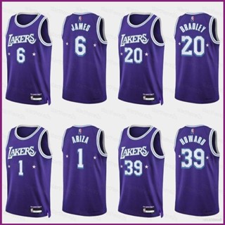 เสื้อกีฬาบาสเก็ตบอล ลาย NP2 NBA Jersey Lakers Bradley James Ariza Howard PN2 สไตล์คลาสสิก
