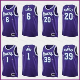 เสื้อกีฬาบาสเก็ตบอล ลาย NP2 NBA Jersey Lakers Bradley James Ariza Howard PN2 สไตล์คลาสสิก