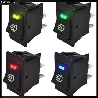 [sylviar] ชุดสวิตช์ไฟตัดหมอก Led 4pin 12v 35a สําหรับรถยนต์ 4 ชิ้น ต่อชุด