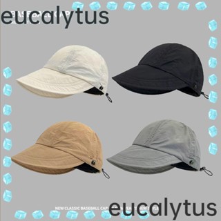 Eucalytus1 หมวกกันแดด พับได้ ปรับได้ สําหรับตกปลา