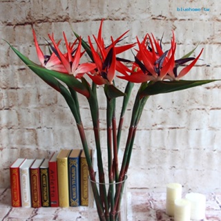 【BH】ดอกไม้ประดิษฐ์ นกแห่งสวรรค์ พืชปลอม ผ้าไหม Strelitzia ตกแต่งบ้าน