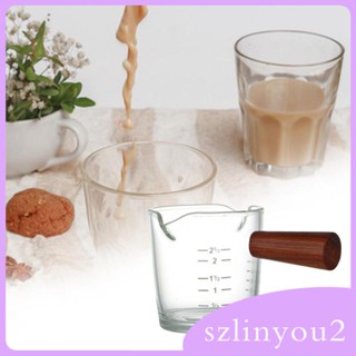 [szlinyou2] แก้วตวงกาแฟเอสเพรสโซ่ 100 มล. ทนความร้อน อเนกประสงค์ สําหรับบาริสต้า