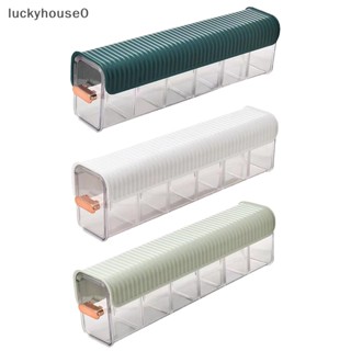 Luckyhouse0^^ ใหม่ กล่องเก็บถุงเท้า กางเกงชั้นใน แบบแขวนผนัง สีโปร่งใส สําหรับห้องนอน