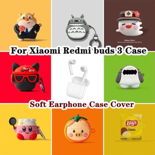 【imamura】เคสหูฟัง แบบนิ่ม กันกระแทก ลายการ์ตูน สําหรับ Xiaomi Redmi buds 3 Redmi buds 3