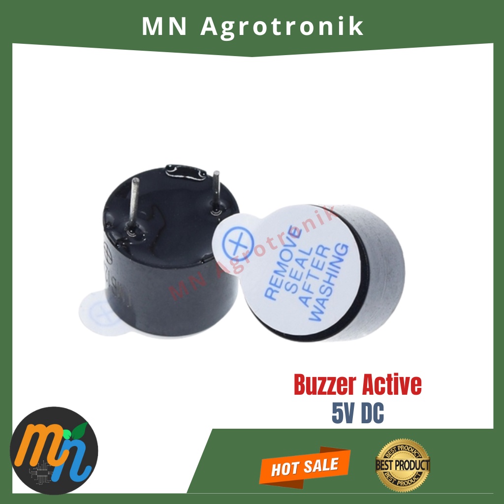 5v Active Speaker Buzzer สําหรับ Arduino Uno Mega Mini Nano