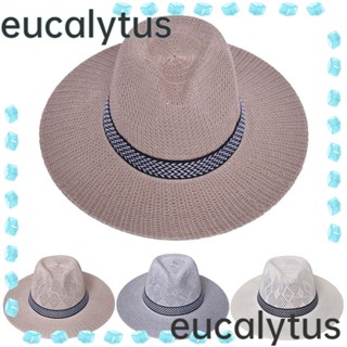 Eucalytus1 หมวกบักเก็ตแฟชั่น ระบายอากาศ ชายหาด สําหรับผู้ชาย