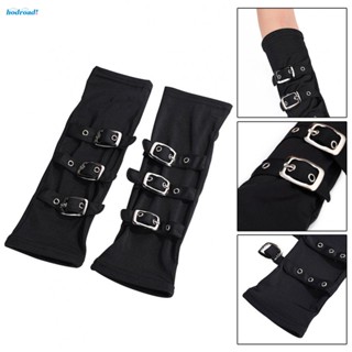 【HODRD】Buckle Warmers in Gothic Style Armwarmers Cosplay Gloves for Cool Looks【Fashion】