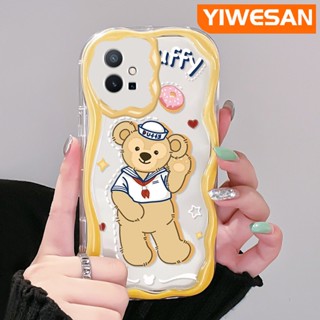 เคสโทรศัพท์มือถือแบบนิ่ม กันกระแทก ลายการ์ตูนหมี Duffy สําหรับ vivo y55 y75 5G y55s 2023 y33s 2023 y33e y52t y30 t1 5G iqoo z6