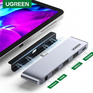 Ugreen 4K@60Hz Usb C Hub Usb Type C 3.1 to HDMI 2.0 Usb3.0 PD 100W 3.5 มม. สําหรับ iPad Pro Exclusive Usub C Hub