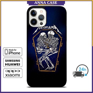 เคสโทรศัพท์มือถือ ลายหัวกะโหลก Metallica สําหรับ iPhone 14 Pro Max 13 Pro Max Samsung Galaxy Note10+ S21Ultra