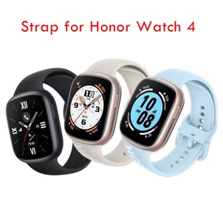 สายนาฬิกาข้อมือซิลิโคน แบบนิ่ม สําหรับ Honor Watch 4 Smart Watch