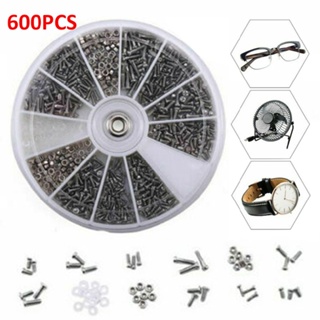 New 600pcs Micro Glasses Sunglasses Repair Tool Set Spectacle Screw Screwdriver