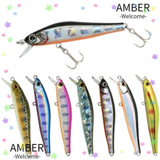 Amber เหยื่อตกปลา แบบตะขอ ขนาดเล็ก 70 มม. 5.5 กรัม หลากสีสัน เหมาะกับหน้าหนาว