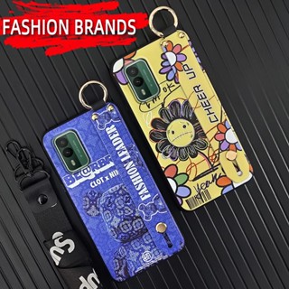 Shockproof Lanyard Phone Case For Nokia XR21 Fashion Design Phone Holder Anti-knock Soft case Anti-dust ring Durable