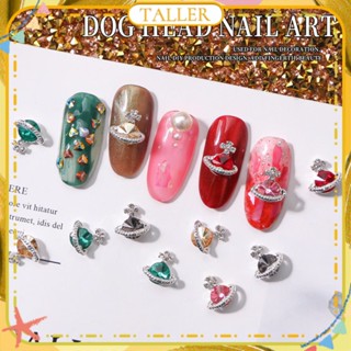 ✧Ready Stcok 10pcs Nail Art Alloy Zircon Rhinestone Jewelry Shiny Multi-color Diamond Inlaid Nail Decoration Manicure Tool For Nail Shop TALLER