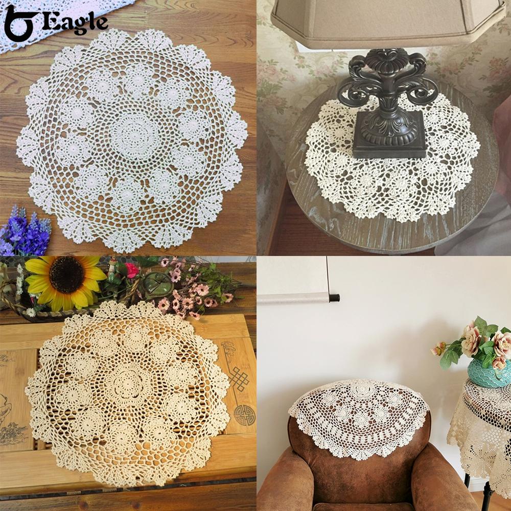 จัดส่ง 24 ชั่วโมง ผ้าปูโต๊ะ ผ้าฝ้าย ลายดอกไม้ ขนาดเล็ก 50 ซม. สําหรับร้านอาหาร DIY