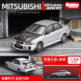 Hobbyjapan 1/64 Mitsubishi EVO Lancer GSR Diecast รถของเล่น สําหรับเด็กผู้ชาย ของขวัญวันเกิด รถของเล่น คอลเลกชัน