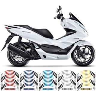 สติกเกอร์สะท้อนแสง 14 นิ้ว 13 นิ้ว อะไหล่สําหรับ HONDA PCX PCX125 PCX160 PCX150