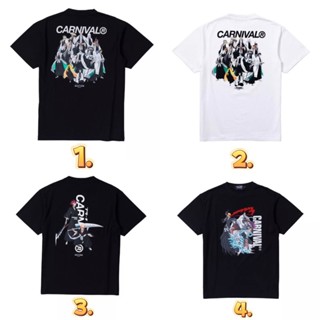 เสื้อยืดผ้าฝ้ายพิมพ์ลายขายดี [พร้อมส่ง แท้💯]  เสื้อยืด CARNIVAL® x Bleach Collection T-SHIRT มือ1